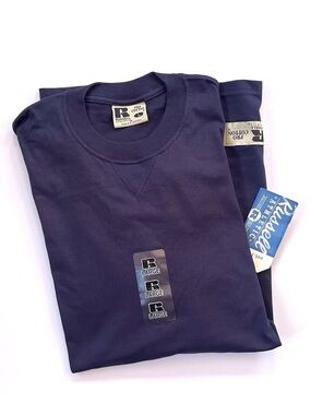 NWT New Vintage Men’s Russell Athletic Heavyweight Pro Cotton Short Sleeve